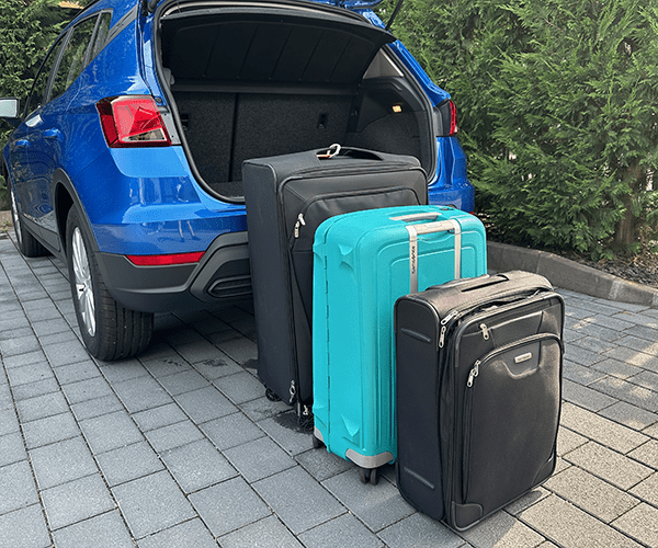 seat arona 2023 albastru portbagaj