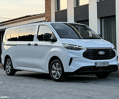 Închiriere Ford Transit Custom 8+1 locuri 2025 automat Cluj